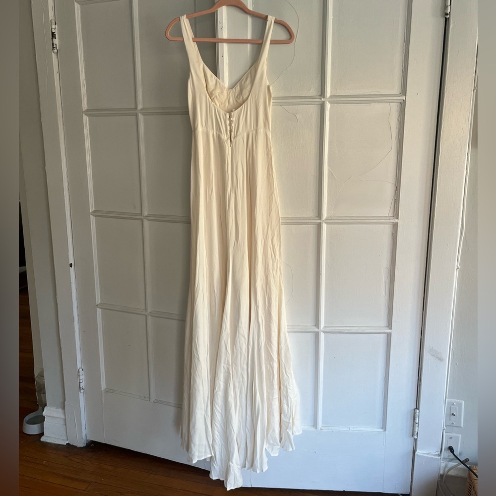 NWT Reformation Lecce Dress in Ivory - Picture 4 of 7